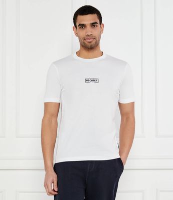 T-shirt męski na wiosnę Hechter Paris ze sklepu: Gomez Fashion Store w kategorii: T-shirty męskie - zdjęcie 874714-BD9-10338_HC252M000052002