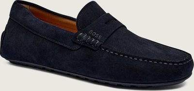 Mokasyny męskie na jesień BOSS BLACK ze sklepu: Gomez Fashion Store w kategorii: Mokasyny męskie - zdjęcie 874714-BD9-10338_BB252M000074401