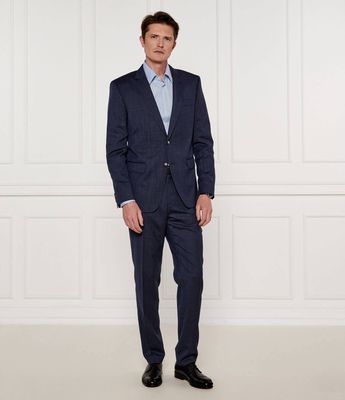 Garnitur męski na zimę BOSS BLACK ze sklepu: Gomez Fashion Store w kategorii: Garnitury męskie - zdjęcie 874714-BD9-10338_BB252M000087404