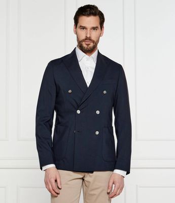 Marynarka męska na jesień BOSS BLACK ze sklepu: Gomez Fashion Store w kategorii: Marynarki męskie - zdjęcie 874714-BD9-10338_BB252M000089404