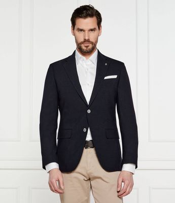 Marynarka męska na wiosnę BOSS BLACK ze sklepu: Gomez Fashion Store w kategorii: Marynarki męskie - zdjęcie 874714-BD9-10338_BB252M000097404