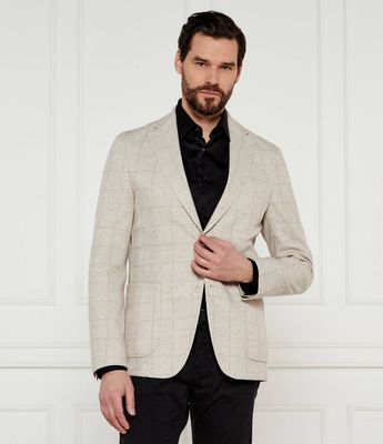 Marynarka męska wiosenna BOSS BLACK ze sklepu: Gomez Fashion Store w kategorii: Marynarki męskie - zdjęcie 874714-BD9-10338_BB252M000098131