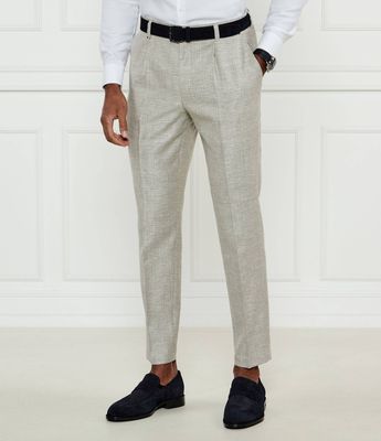 Spodnie męskie na wiosnę BOSS BLACK ze sklepu: Gomez Fashion Store w kategorii: Spodnie męskie - zdjęcie 874714-BD9-10338_BB252M000105275