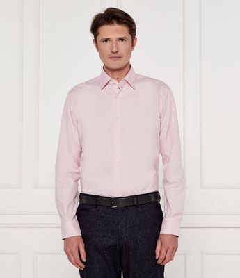 Koszula męska z klasycznym kołnierzykiem BOSS BLACK ze sklepu: Gomez Fashion Store w kategorii: Koszule męskie - zdjęcie 874714-BD9-10338_BB252M000111688