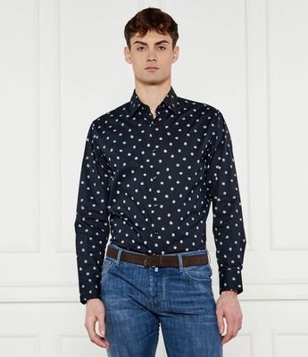 Koszula męska młodzieżowa BOSS BLACK ze sklepu: Gomez Fashion Store w kategorii: Koszule męskie - zdjęcie 874714-BD9-10338_BB252M000121404