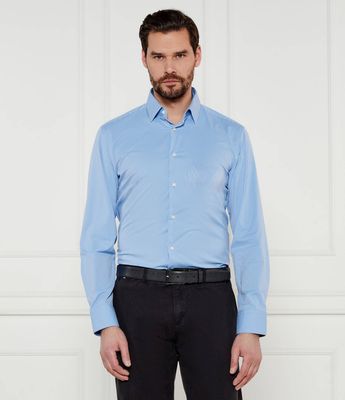 BOSS BLACK - Koszula męska z klasycznym kołnierzykiem ze sklepu: Gomez Fashion Store w kategorii: Koszule męskie - zdjęcie 874714-BD9-10338_BB252M000131450