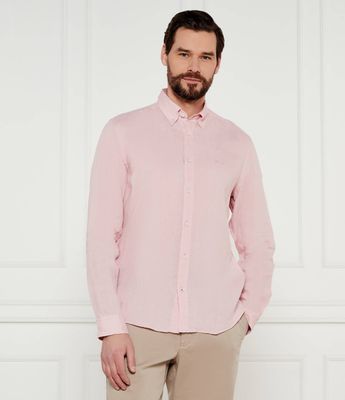 BOSS BLACK - Koszula męska z kołnierzykiem button down ze sklepu: Gomez Fashion Store w kategorii: Koszule męskie - zdjęcie 874714-BD9-10338_BB252M000156688