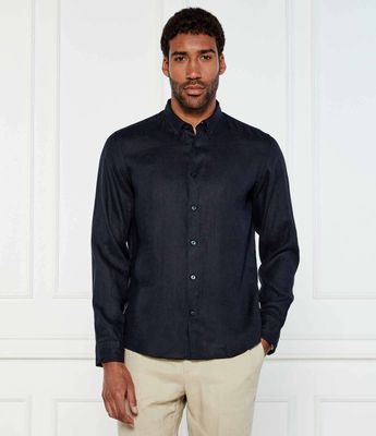 Koszula męska z klasycznym kołnierzykiem BOSS BLACK ze sklepu: Gomez Fashion Store w kategorii: Koszule męskie - zdjęcie 874714-BD9-10338_BB252M000157404