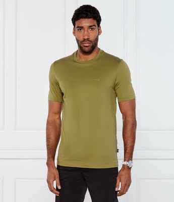BOSS BLACK - T-shirt męski casualowy ze sklepu: Gomez Fashion Store w kategorii: T-shirty męskie - zdjęcie 874714-BD9-10338_BB252M000189311