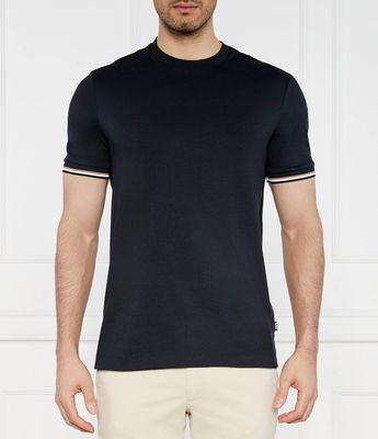BOSS BLACK - T-shirt męski casual ze sklepu: Gomez Fashion Store w kategorii: T-shirty męskie - zdjęcie 874714-BD9-10338_BB252M000196404