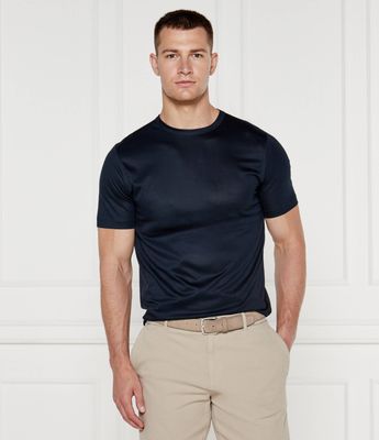 T-shirt męski casualowy BOSS BLACK ze sklepu: Gomez Fashion Store w kategorii: T-shirty męskie - zdjęcie 874714-BD9-10338_BB252M000197404