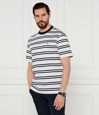 BOSS BLACK - T-shirt męski wiosenny ze sklepu: Gomez Fashion Store w kategorii: T-shirty męskie - zdjęcie 874714-BD9-10338_BB252M000199405
