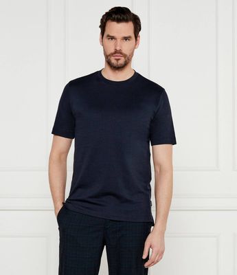 T-shirt męski casualowy BOSS BLACK ze sklepu: Gomez Fashion Store w kategorii: T-shirty męskie - zdjęcie 874714-BD9-10338_BB252M000202404