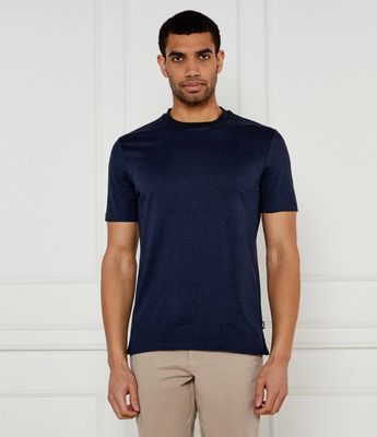 T-shirt męski casualowy BOSS BLACK ze sklepu: Gomez Fashion Store w kategorii: T-shirty męskie - zdjęcie 874714-BD9-10338_BB252M000210404