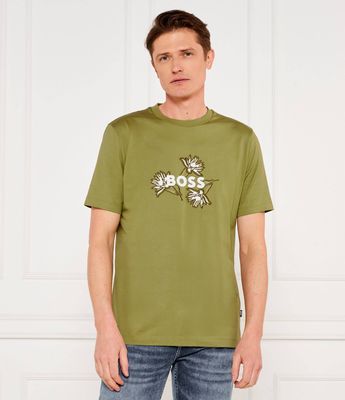 T-shirt męski młodzieżowy BOSS BLACK ze sklepu: Gomez Fashion Store w kategorii: T-shirty męskie - zdjęcie 874714-BD9-10338_BB252M000221311