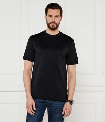 BOSS BLACK - T-shirt męski wiosenny ze sklepu: Gomez Fashion Store w kategorii: T-shirty męskie - zdjęcie 874714-BD9-10338_BB252M000230001