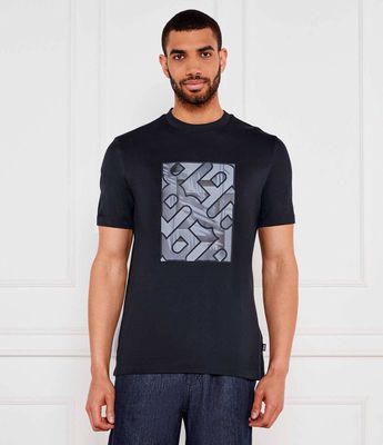 T-shirt męski BOSS BLACK ze sklepu: Gomez Fashion Store w kategorii: T-shirty męskie - zdjęcie 874714-BD9-10338_BB252M000236404