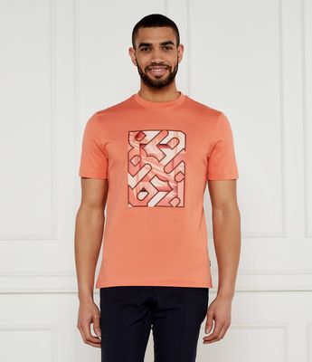 T-shirt męski młodzieżowy BOSS BLACK ze sklepu: Gomez Fashion Store w kategorii: T-shirty męskie - zdjęcie 874714-BD9-10338_BB252M000236823