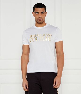 T-shirt męski młodzieżowy Versace Jeans Couture ze sklepu: Gomez Fashion Store w kategorii: T-shirty męskie - zdjęcie 874714-BD9-10338_VR252M000027A10