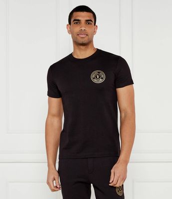 Versace Jeans Couture - T-shirt męski wiosenny ze sklepu: Gomez Fashion Store w kategorii: T-shirty męskie - zdjęcie 874714-BD9-10338_VR252M000028A06