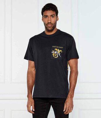 T-shirt męski młodzieżowy Versace Jeans Couture ze sklepu: Gomez Fashion Store w kategorii: T-shirty męskie - zdjęcie 874714-BD9-10338_VR252M000032A06