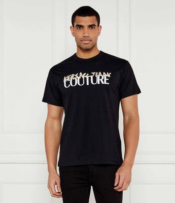 T-shirt męski młodzieżowy Versace Jeans Couture ze sklepu: Gomez Fashion Store w kategorii: T-shirty męskie - zdjęcie 874714-BD9-10338_VR252M000036899