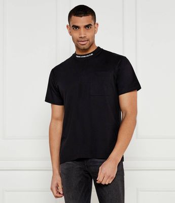 T-shirt męski casual na wiosnę Versace Jeans Couture ze sklepu: Gomez Fashion Store w kategorii: T-shirty męskie - zdjęcie 874714-BD9-10338_VR252M000037899