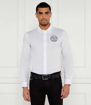 Koszula męska na wiosnę Versace Jeans Couture ze sklepu: Gomez Fashion Store w kategorii: Koszule męskie - zdjęcie 874714-BD9-10338_VR252M000048003