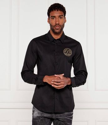 Koszula męska na wiosnę Versace Jeans Couture ze sklepu: Gomez Fashion Store w kategorii: Koszule męskie - zdjęcie 874714-BD9-10338_VR252M000048A06