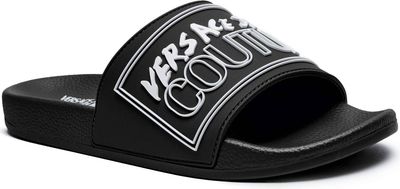Klapki męskie na lato Versace Jeans Couture ze sklepu: Gomez Fashion Store w kategorii: Klapki męskie - zdjęcie 874714-BD9-10338_VR252M000058899