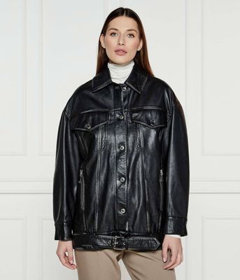 Kurtka damska rockowa Max & Co. ze sklepu: Gomez Fashion Store w kategorii: Kurtki damskie - zdjęcie 874714-BD9-10338_MX251W000010406