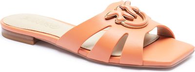 Klapki damskie na lato Pinko ze sklepu: Gomez Fashion Store w kategorii: Klapki damskie - zdjęcie 874714-BD9-10338_PI252W000001D05