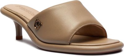 Klapki damskie na lato Pinko ze sklepu: Gomez Fashion Store w kategorii: Klapki damskie - zdjęcie 874714-BD9-10338_PI252W000013783