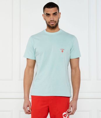 T-shirt męski casual Guess Underwear ze sklepu: Gomez Fashion Store w kategorii: T-shirty męskie - zdjęcie 874714-BD9-10338_GB252M000016Z24