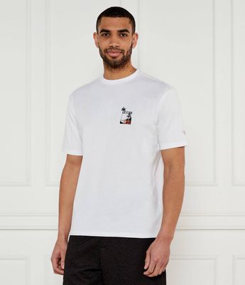 Guess Underwear - T-shirt męski casualowy ze sklepu: Gomez Fashion Store w kategorii: T-shirty męskie - zdjęcie 874714-BD9-10338_GB252M000017G41