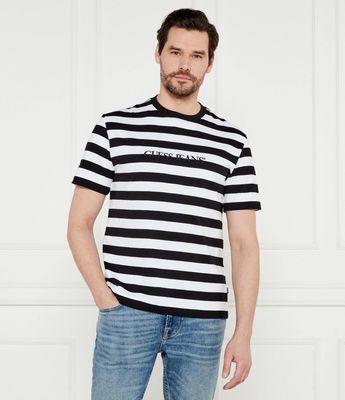 T-shirt męski na wiosnę Guess Jeans ze sklepu: Gomez Fashion Store w kategorii: T-shirty męskie - zdjęcie 874714-BD9-10338_GE252M000004C48