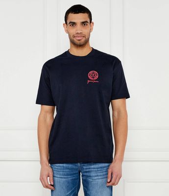 Guess Jeans - T-shirt męski casual ze sklepu: Gomez Fashion Store w kategorii: T-shirty męskie - zdjęcie 874714-BD9-10338_GE252M000015Q74