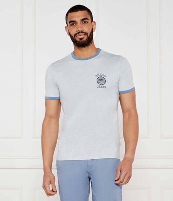 T-shirt męski na wiosnę Guess Jeans ze sklepu: Gomez Fashion Store w kategorii: T-shirty męskie - zdjęcie 874714-BD9-10338_GE252M000016Z20