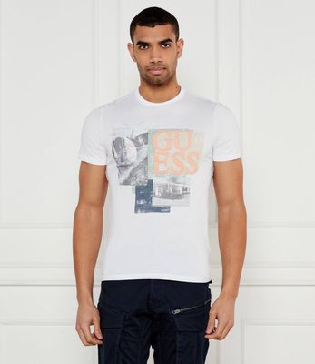 T-shirt męski na wiosnę Guess ze sklepu: Gomez Fashion Store w kategorii: T-shirty męskie - zdjęcie 874714-BD9-10338_GJ252M000007F11