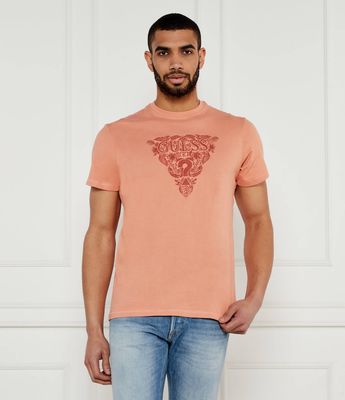 Guess - T-shirt męski młodzieżowy ze sklepu: Gomez Fashion Store w kategorii: T-shirty męskie - zdjęcie 874714-BD9-10338_GJ252M000013Z25