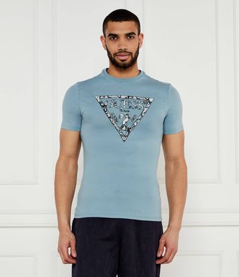 Guess - T-shirt męski młodzieżowy ze sklepu: Gomez Fashion Store w kategorii: T-shirty męskie - zdjęcie 874714-BD9-10338_GJ252M000009N09