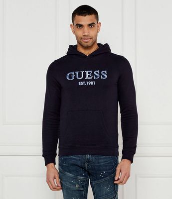 Guess - Bluza męska na zimę ze sklepu: Gomez Fashion Store w kategorii: Bluzy męskie - zdjęcie 874714-BD9-10338_GJ252M000058B07