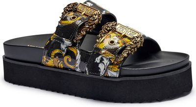 Versace Jeans Couture - Klapki damskie na lato ze sklepu: Gomez Fashion Store w kategorii: Klapki damskie - zdjęcie 874714-BD9-10338_VR252W000001A06