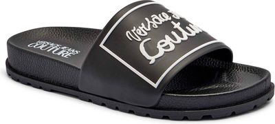 Klapki damskie na lato Versace Jeans Couture ze sklepu: Gomez Fashion Store w kategorii: Klapki damskie - zdjęcie 874714-BD9-10338_VR252W000016899