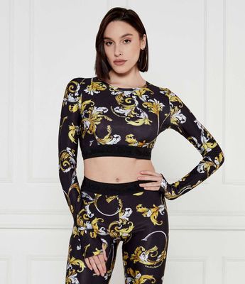 Bluzka damska casual Versace Jeans Couture ze sklepu: Gomez Fashion Store w kategorii: Bluzki damskie - zdjęcie 874714-BD9-10338_VR252W000029A06