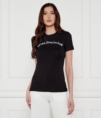 Bluzka damska wiosenna Versace Jeans Couture ze sklepu: Gomez Fashion Store w kategorii: Bluzki damskie - zdjęcie 874714-BD9-10338_VR252W000056899