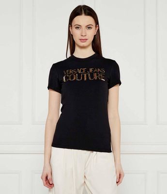 Bluzka damska na wiosnę Versace Jeans Couture ze sklepu: Gomez Fashion Store w kategorii: Bluzki damskie - zdjęcie 874714-BD9-10338_VR252W000057899