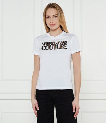 Bluzka damska Versace Jeans Couture ze sklepu: Gomez Fashion Store w kategorii: Bluzki damskie - zdjęcie 874714-BD9-10338_VR252W000059A10