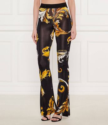 Spodnie damskie boho Versace Jeans Couture ze sklepu: Gomez Fashion Store w kategorii: Spodnie damskie - zdjęcie 874714-BD9-10338_VR252W000067A06