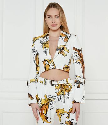 Marynarka na wiosnę Versace Jeans Couture ze sklepu: Gomez Fashion Store w kategorii: Marynarki damskie - zdjęcie 874714-BD9-10338_VR252W000071A10